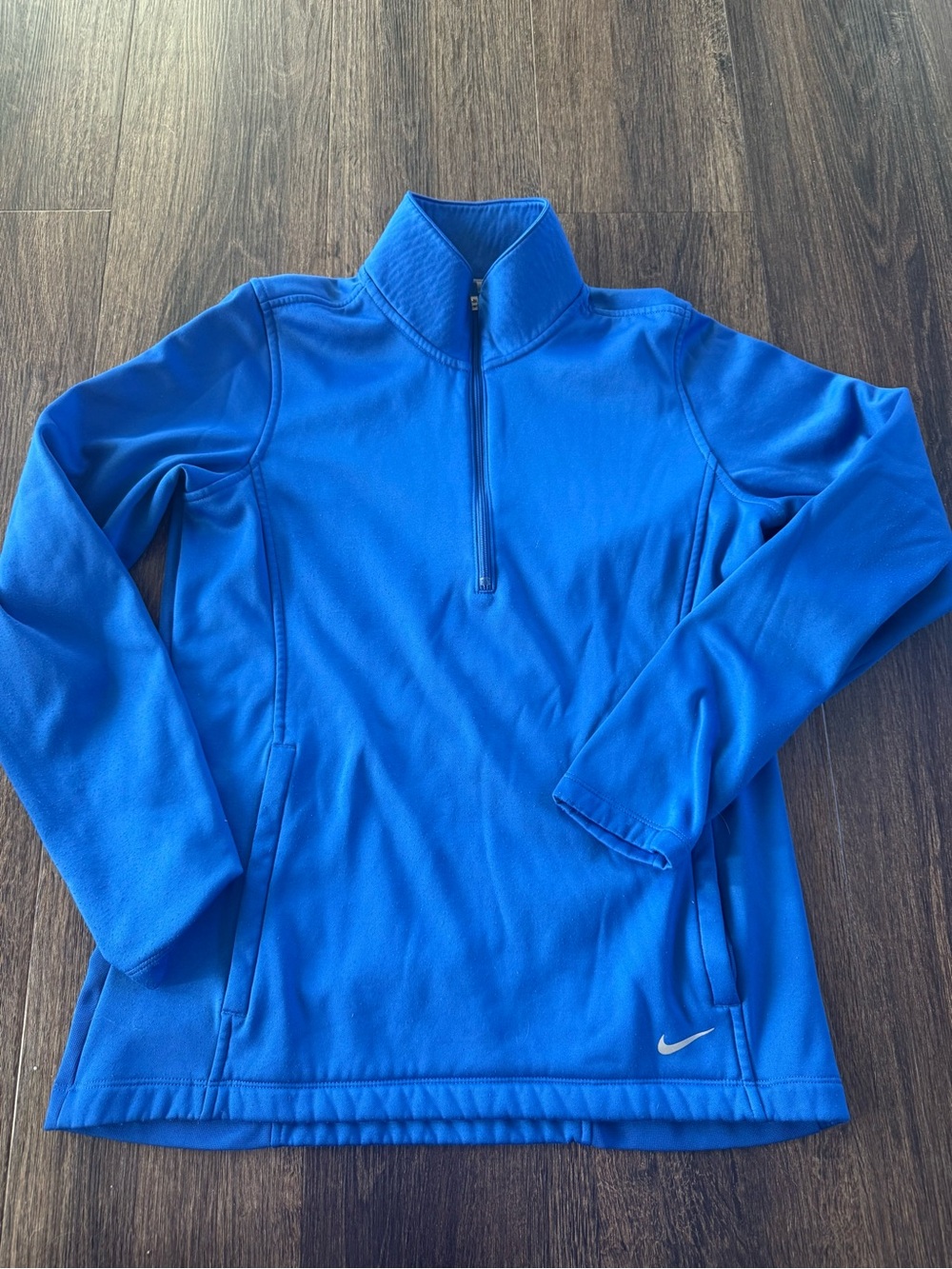 Nike Royal Blue Golf Quarter-Zip Pullover